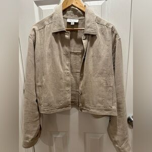 Emanuel Ungaro Natural Linen Top